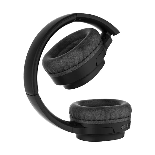 MX-WL06Black Наушники MOXOM Bluetooth с функцией активного шумоподавления, беспроводная гарнитура для телефонов и музыки с распознаванием лица - Цвет: MX-WL06Black