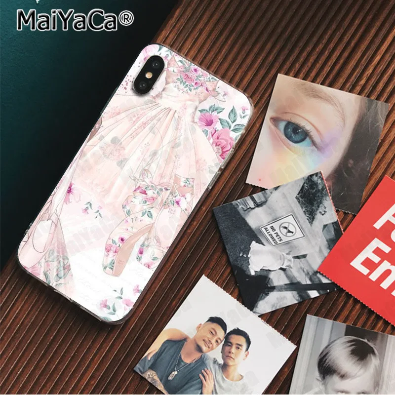 Красивая танцевальная обувь для девочек MaiYaCa чехол телефона с рисунком iphone SE 2020 11