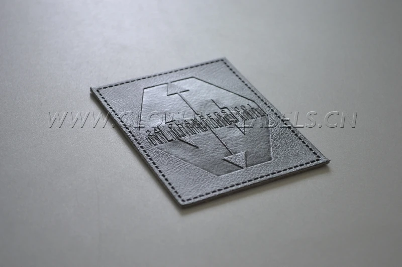 Индивидуальный тисненый печатный значок из искусственной кожи нашивка для