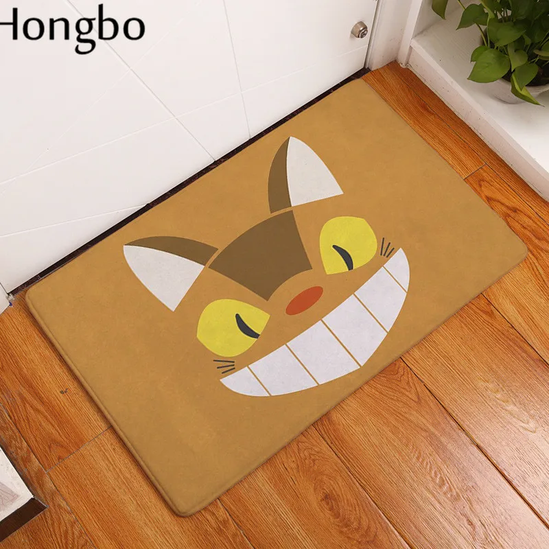 Hongbo Тоторо коврик 40*60 см шиншилл Кот животные Модные прямоугольные маты входная дверь моющиеся кухня пол ванная комната