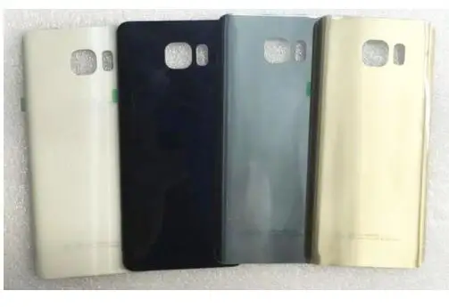 New Rear Battery Door For Samsung Galaxy Note5 Note 5 N920 N920F Back Glass Housing Cover With Logo + Sticker | Мобильные телефоны