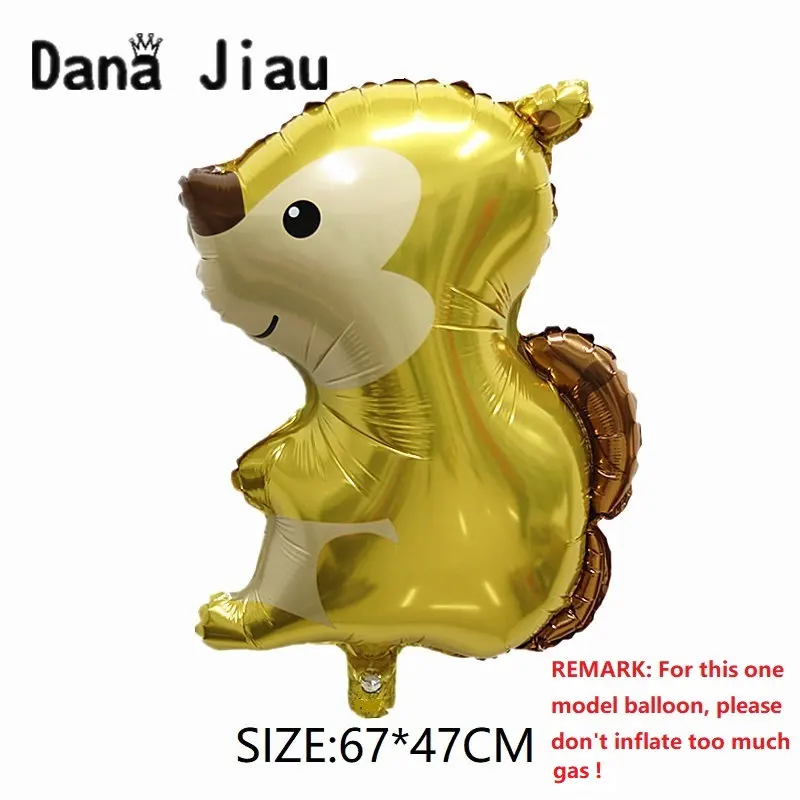 Новый лиса Ёж Золотое животное воздушные гелиевые шары День рождения украшения