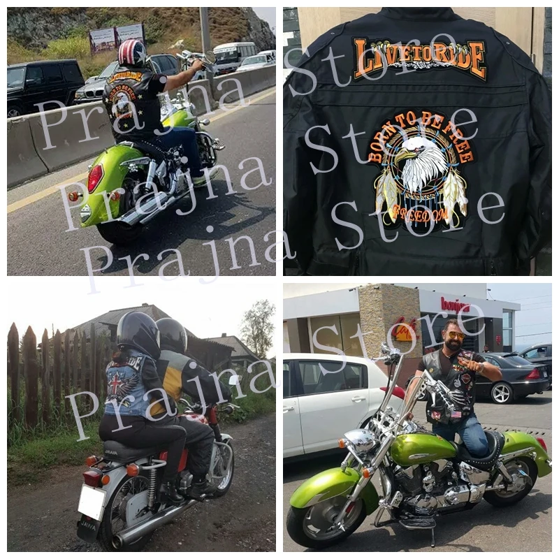 Комплект из 2 предметов в виде черепа и буквенным принтом патч Байкер Утюг на