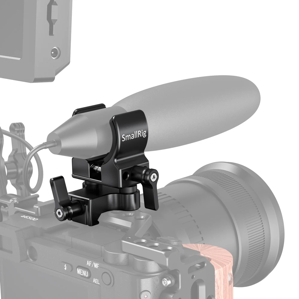 SmallRig DSLR Camera Cage Microphone Holder (NATO Clamp) With 19-25mm Diameter Shock Clamp - 2351 | Электроника