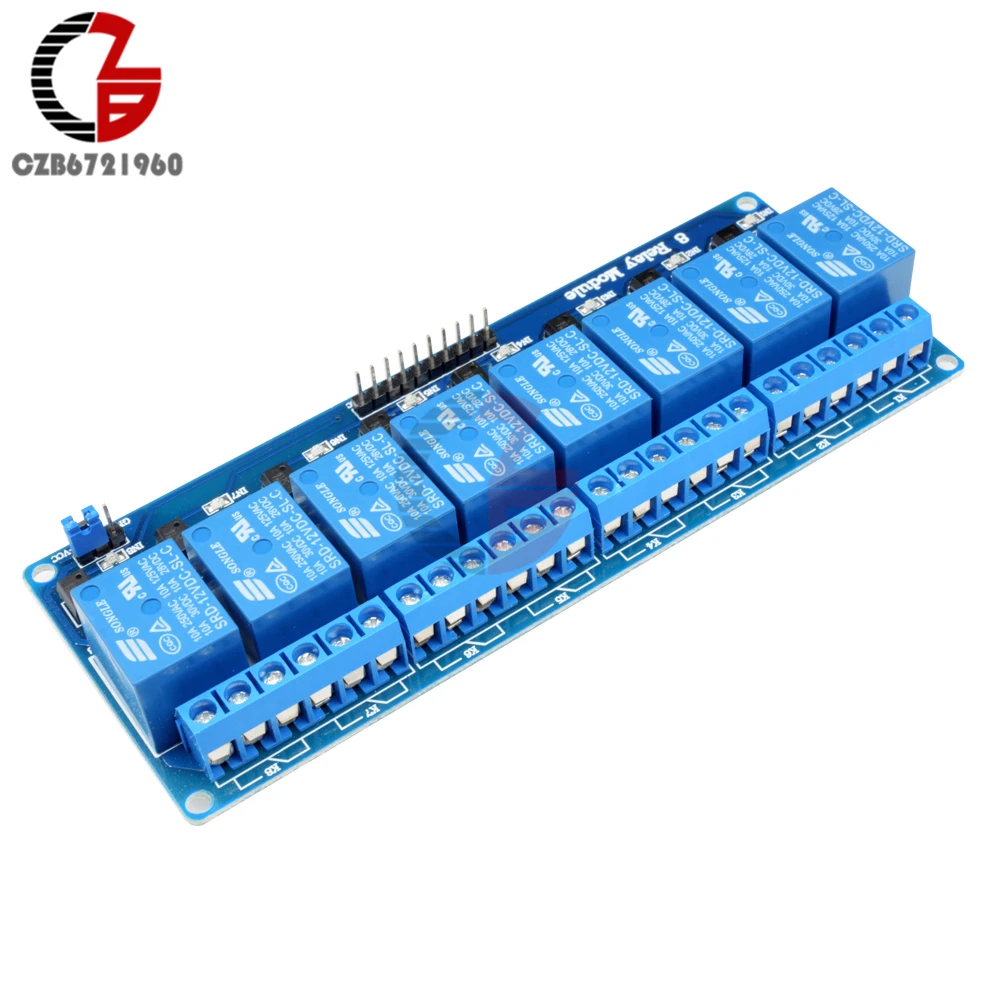 12 В 8 каналов Optokoppler релейный модуль для Arduino AVR PIC DSP ARM MSP430 TTL logic | Обустройство дома