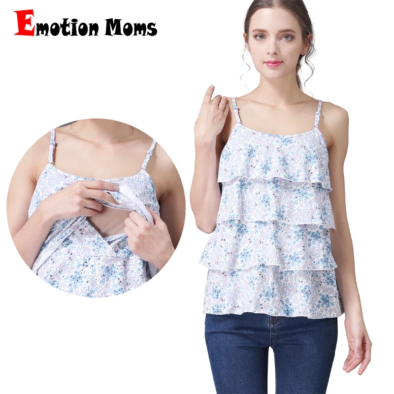 

Emotion Moms Summer Maternity Vest Top Nursing Tank Top Pregnancy Tank for Pregnant Women Breastfeeding Clothes Camis S-XXL