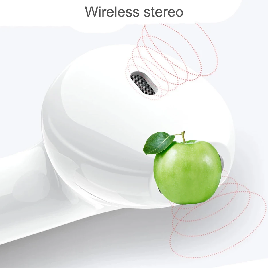 I8P Bluetooth гарнитура TWS5.0 Беспроводная бинауральная стерео Музыкальная с белым