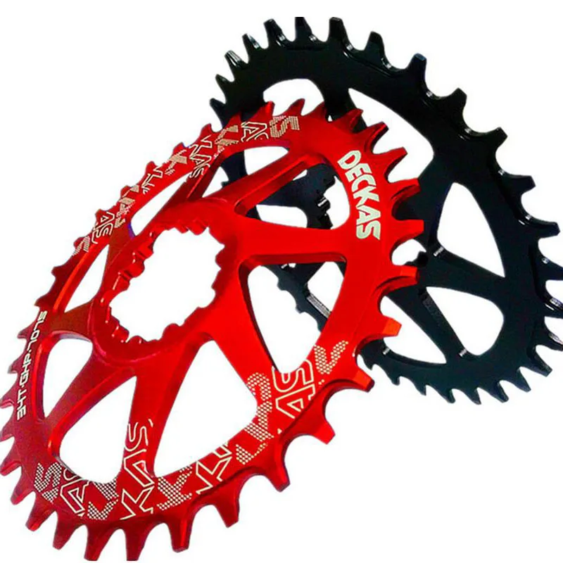 Deckas велосипедная цепь 32T 34T 36T 38T узкая широкая сеть MTB кольцо Al7075 CNC велосипед
