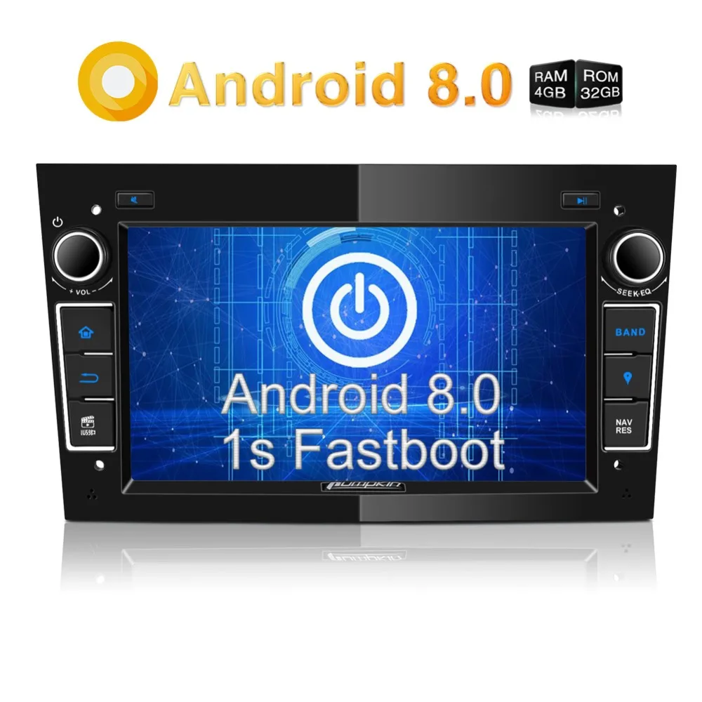Pumpkin2 Din7''Android 8 0 автомобильный радиоприемник без dvd плеера GPS навигация 4 Гб ОЗУ