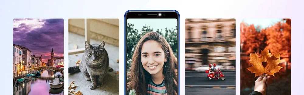 HOMTOM C8 Face ID 5,5 ''18:9 четырехъядерный смартфон Android 8,1 2 Гб ОЗУ 16 Гб ПЗУ 3000 мАч аккумулятор отпечаток пальца 4G LTE сотовый телефон