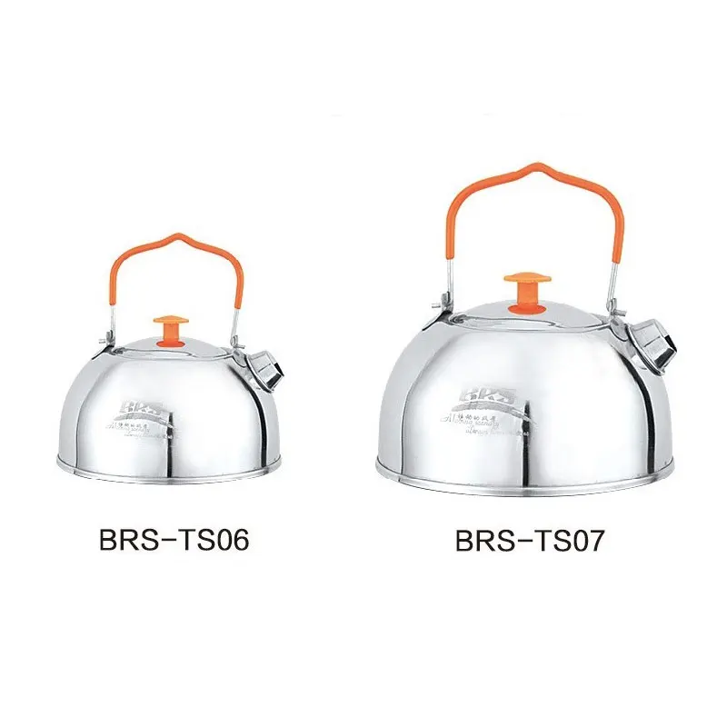 BRS-TS06/BRS-TS07 чайник из нержавеющей стали для кемпинга воды кухонная посуда уличная |