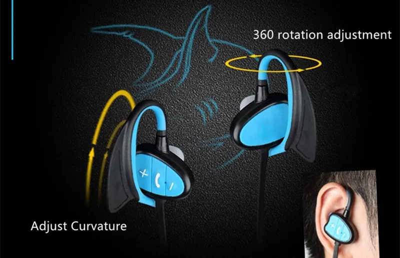 Ipx8 водонепроницаемые Bluetooth наушники для плавания, стерео беспроводные наушники с микрофоном, бас спортивные наушники для бега для телефона