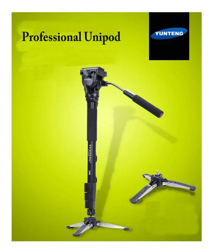 Профессиональный штатив Монопод 288 + панорамная головка держатель монопод для