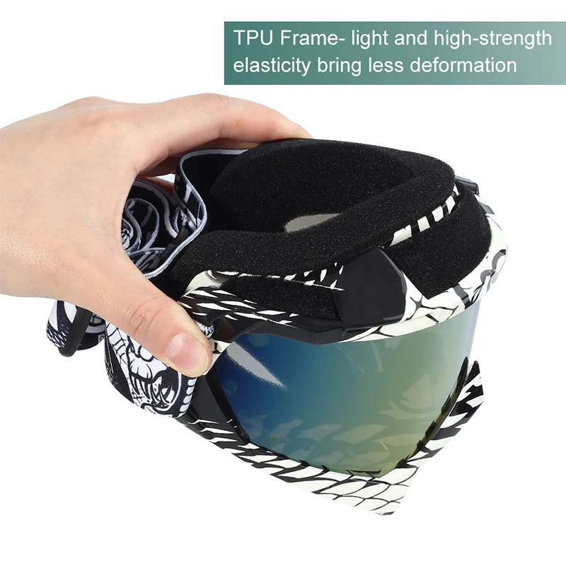 Мотоциклетные защитные очки гибкая маска для езды на мотоцикле и велосипеде по