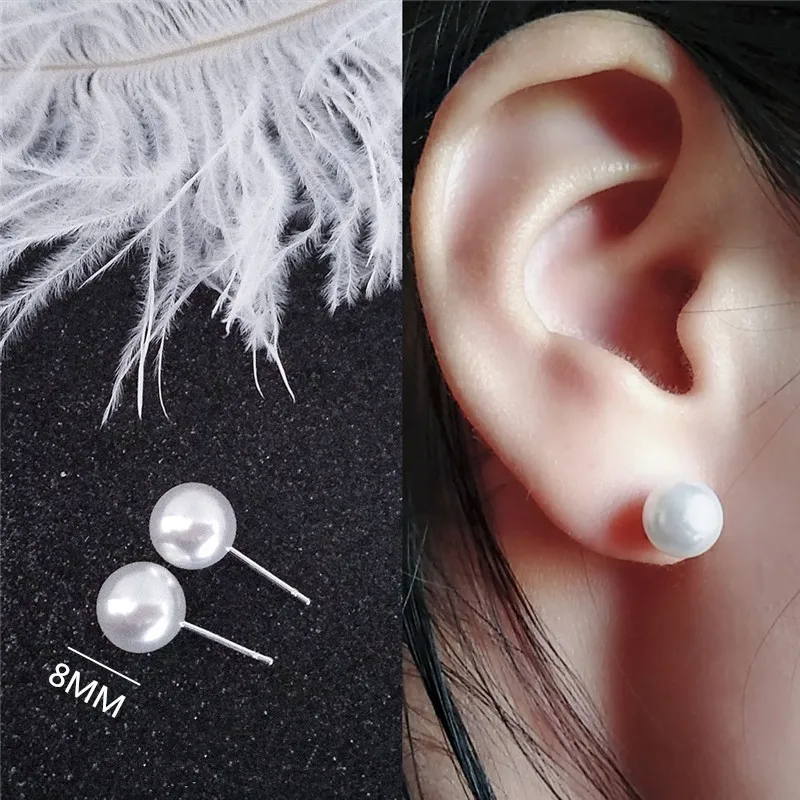 Pearl Корейское ювелирное изделие, модное простое короткое ожерелье, имитация жемчуга, ожерелье стимпанк, женское массивное ожерелье, колье - Окраска металла: Pearl