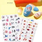 3D акриловые гравированные наклейки Z0128 для ногтей