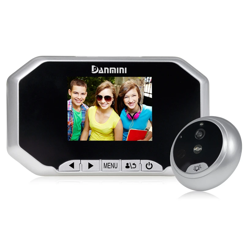 DANMINI 3 0 дюймов видео телефон двери 2.0MP видеокамера на дверной звонок ночного