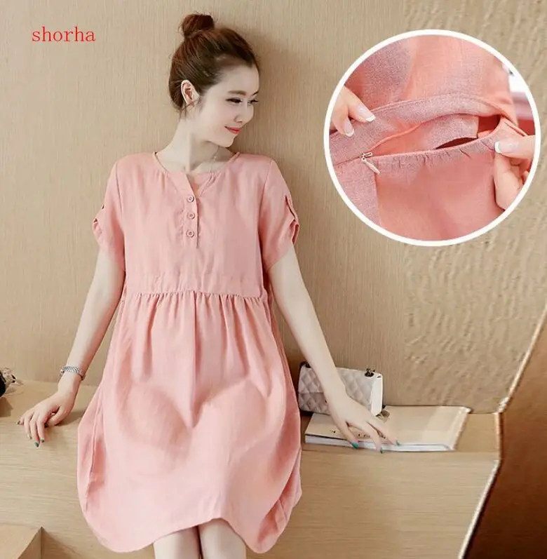 Новинка женское модное классическое платье розовая летняя одежда в горошек