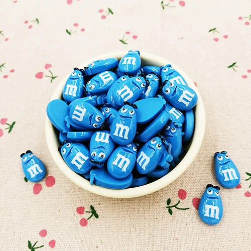 as picture show 100 штук Kawaii плоские пластмассовые Кабошон Поддельные ММ фасоли Конфеты DIY ремесло бижутерия для декорирования серьги делая аксессуары: 12-19 мм - Цвет: as picture show