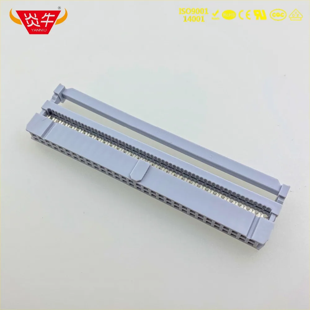 FC 60P гнездо 2 54 мм Шаг 2*30P 60PIN разъем IDC разъемы ISP JTAG заголовок для плоского