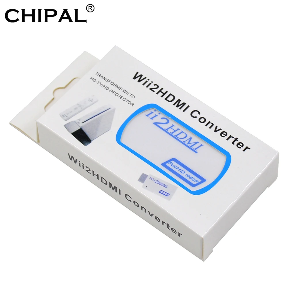 Оригинапосылка комплект Wii 2HDMI адаптер для к HDMI преобразователю 3 5 мм аудио видео