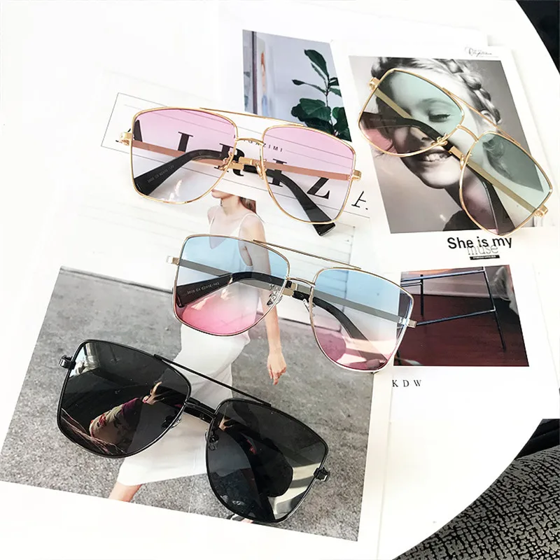 Солнцезащитные очки FML для мужчин и женщин винтажные Квадратные Классические