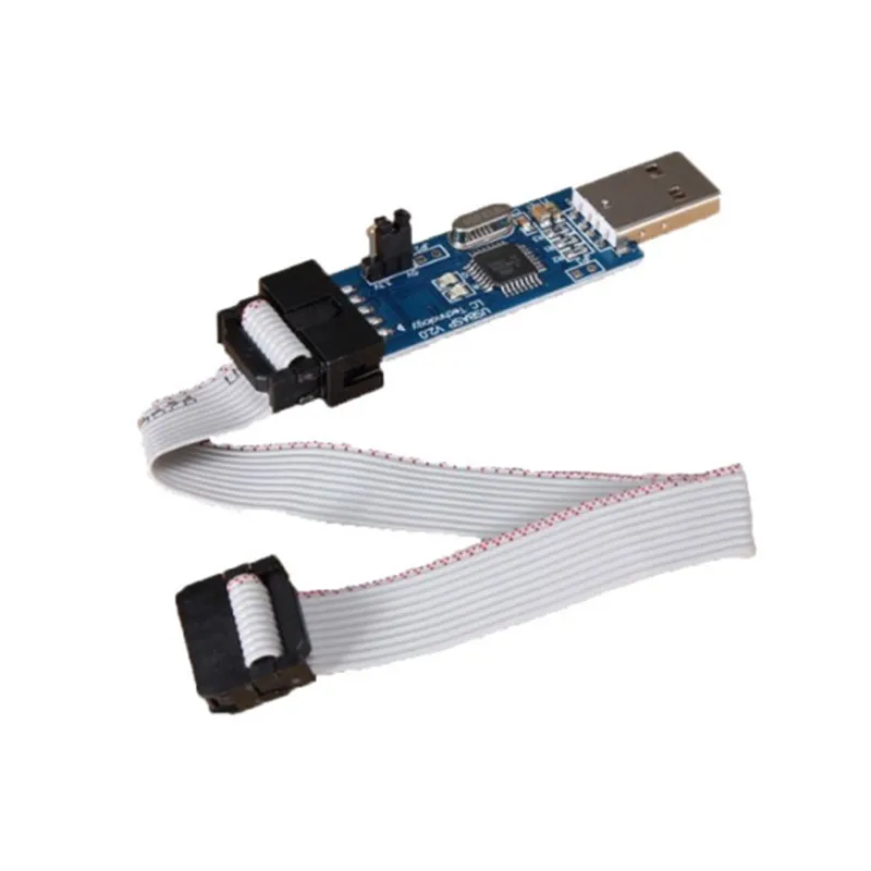 1 лот Новый USBASP USBISP AVR программатор USB ATMEGA8 ATMEGA128 Поддержка Win7 64K разъем |
