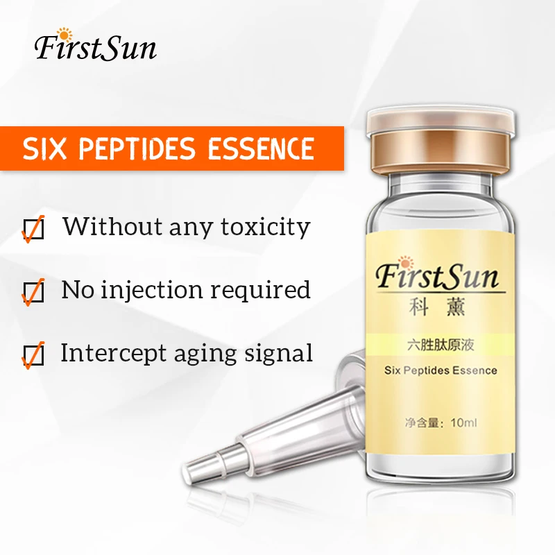 2 шт Firstsun коллаген шесть пептидов против морщин Сыворотка для лица крем