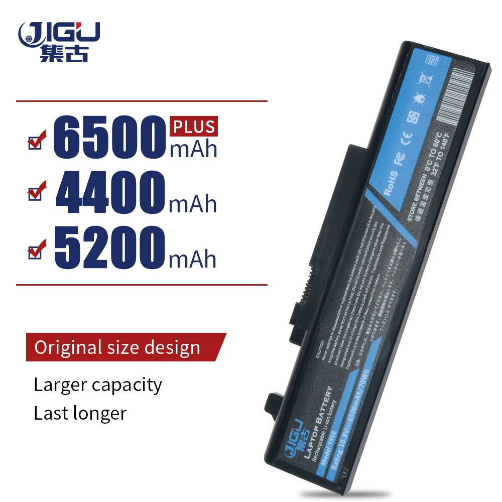 Аккумулятор JIGU для ноутбука Lenovo IdeaPad Y450 Y450A Y550 Y550A 55Y2054 L08L6D13 L08O6D13 L08S6D13 20020 4186|laptop battery