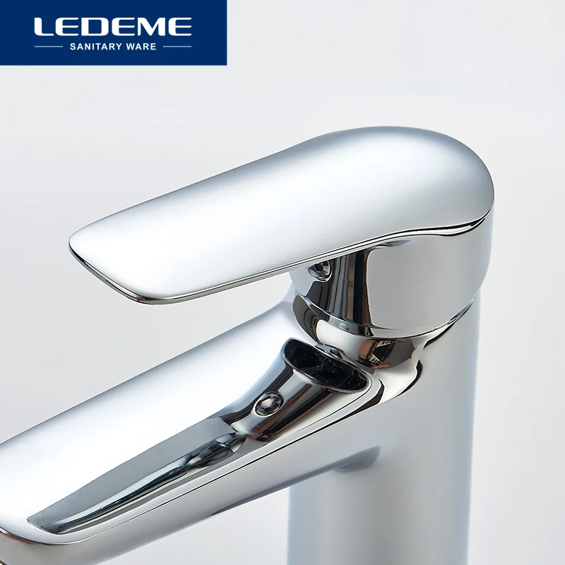 LEDEME Смеситель для умывальника латунь Цвет: хром L1051|bathroom basin faucet|basin faucetwater tap |
