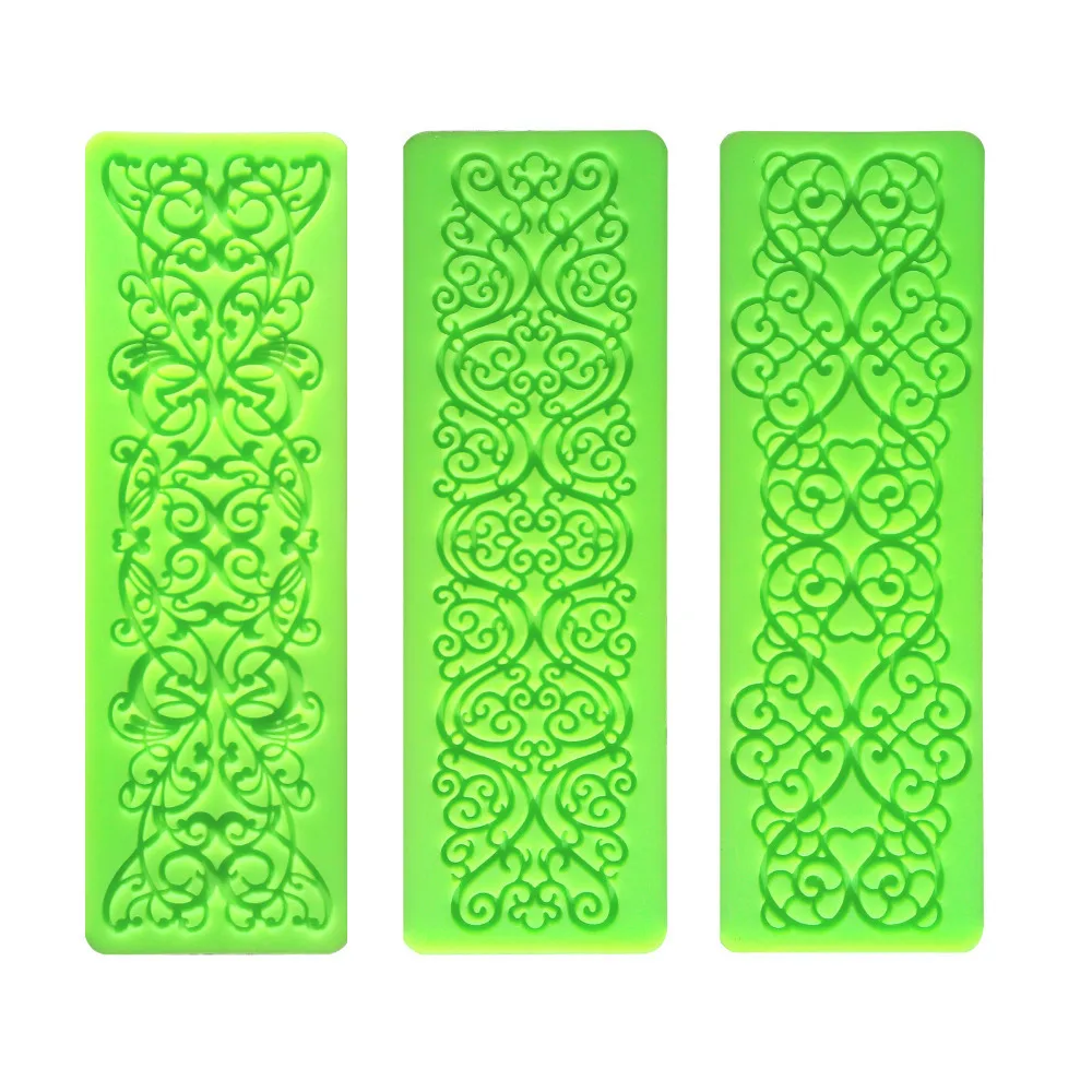 Кружевной коврик инструмент для украшения силиконовая кружевная форма выпечки