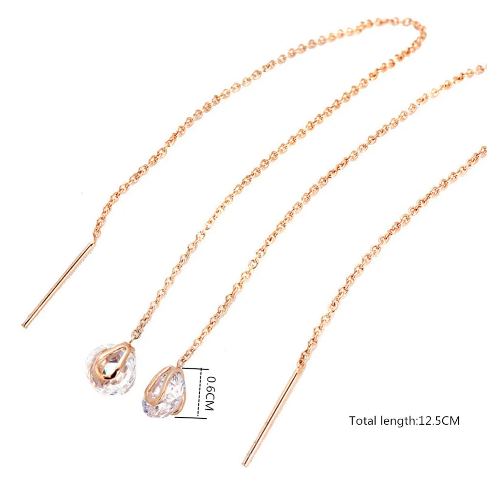 EUDORA чистая цена 1 шт. женские серьги линии Стиль серег белый/розовый позолоченный