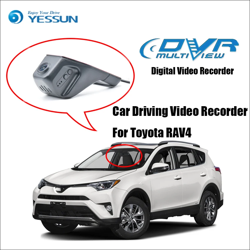 YESSUN для Toyota RAV4 автомобильный передний видеорегистратор CAM /DVR вождения iPhone Android APP