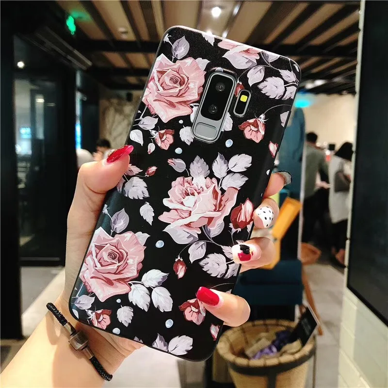 3D рельефный чехол для Samsung Galaxy A8 Plus 2018 Note 9 S7 Edge S8 S9 J3 J5 J7 A3 A5 A7 2016 2017 A6 J4 J6 EU |