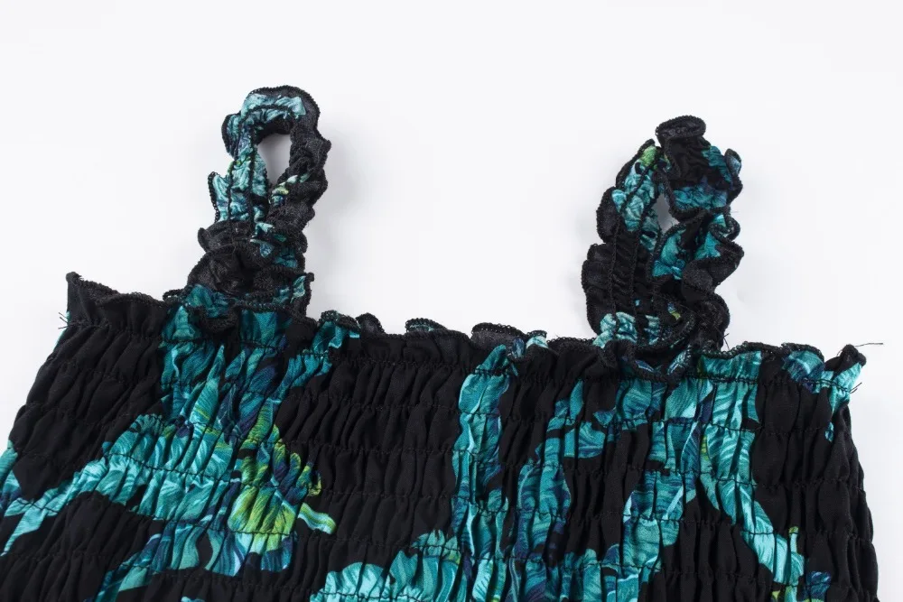 Женское облегающее платье с цветочным принтом и открытой спиной Сексуальные