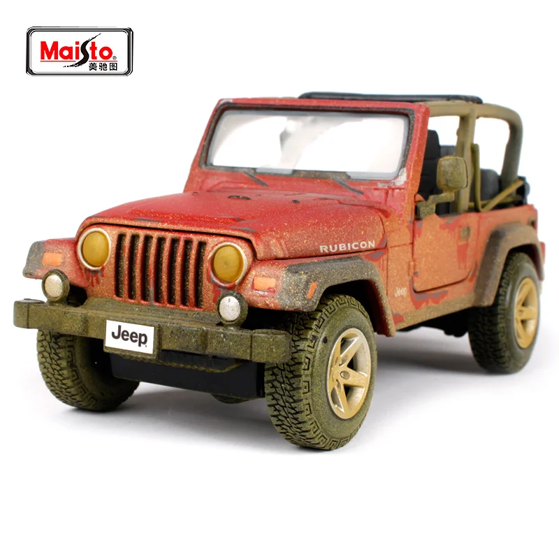 Maisto 1:27 Jeep Wrangler Rubicon литая модель автомобиля игрушка Новинка в коробке Новое поступление 32107