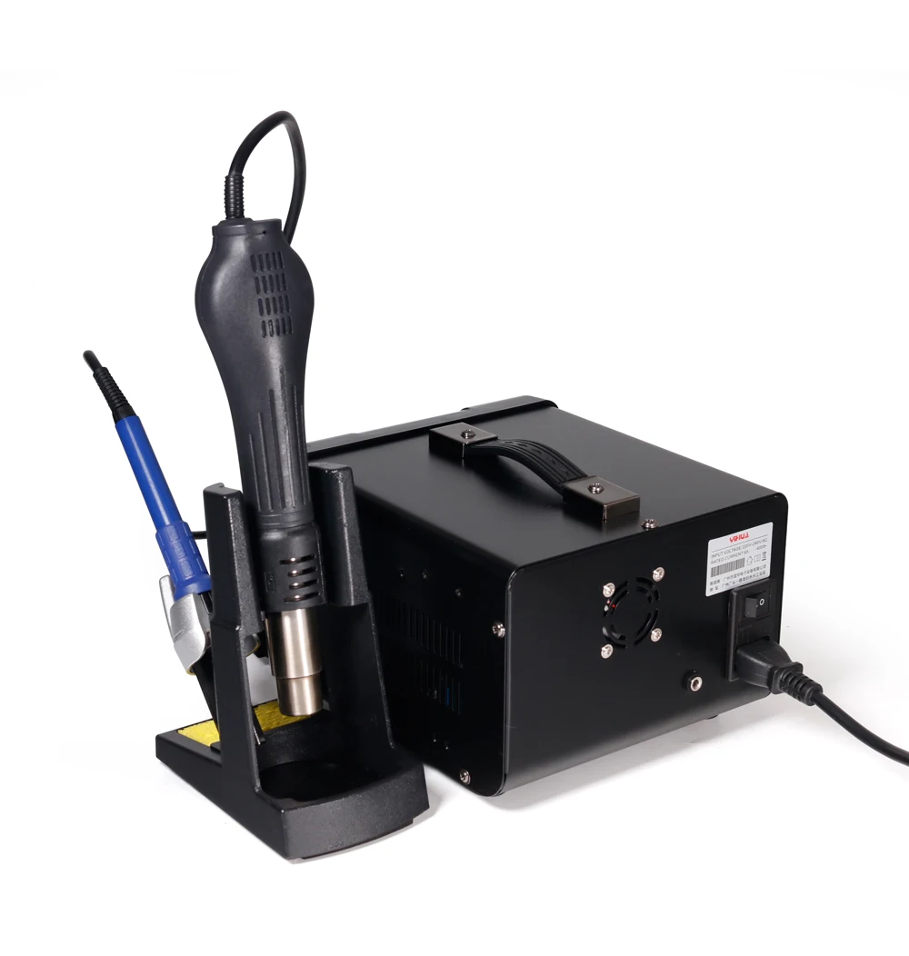 YIHUA 853D 5A II 920 Вт SMD паяльная станция USB DC источник питания Тепловая пушка паяльная станция паяльник 3 в 1 сварочный инструмент