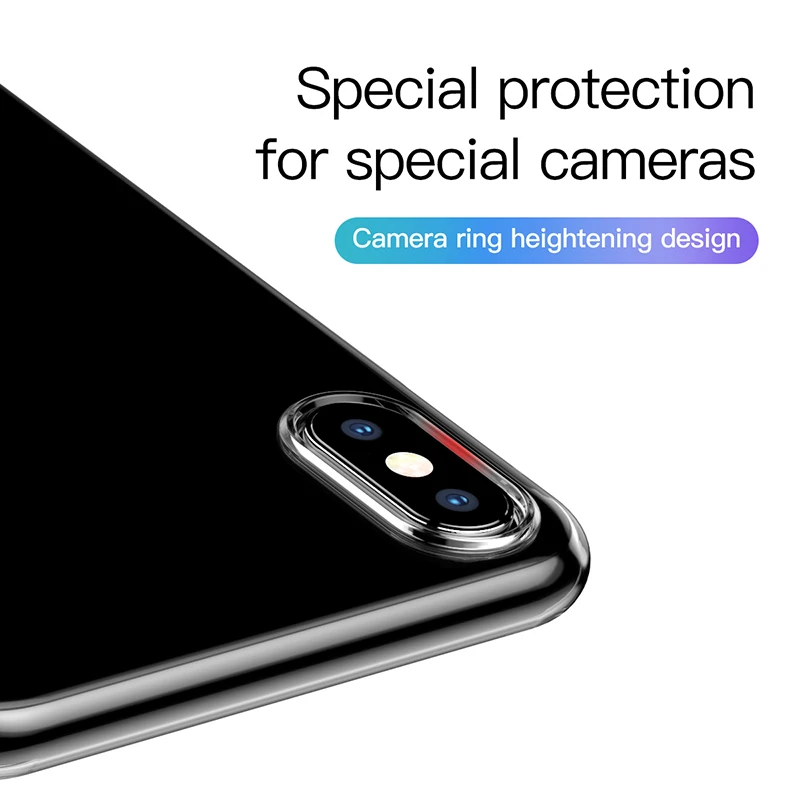 Baseus мобильный чехол для iPhone XS XR 6 1 ультра тонкий прозрачный мягкий из ТПУ/силикона