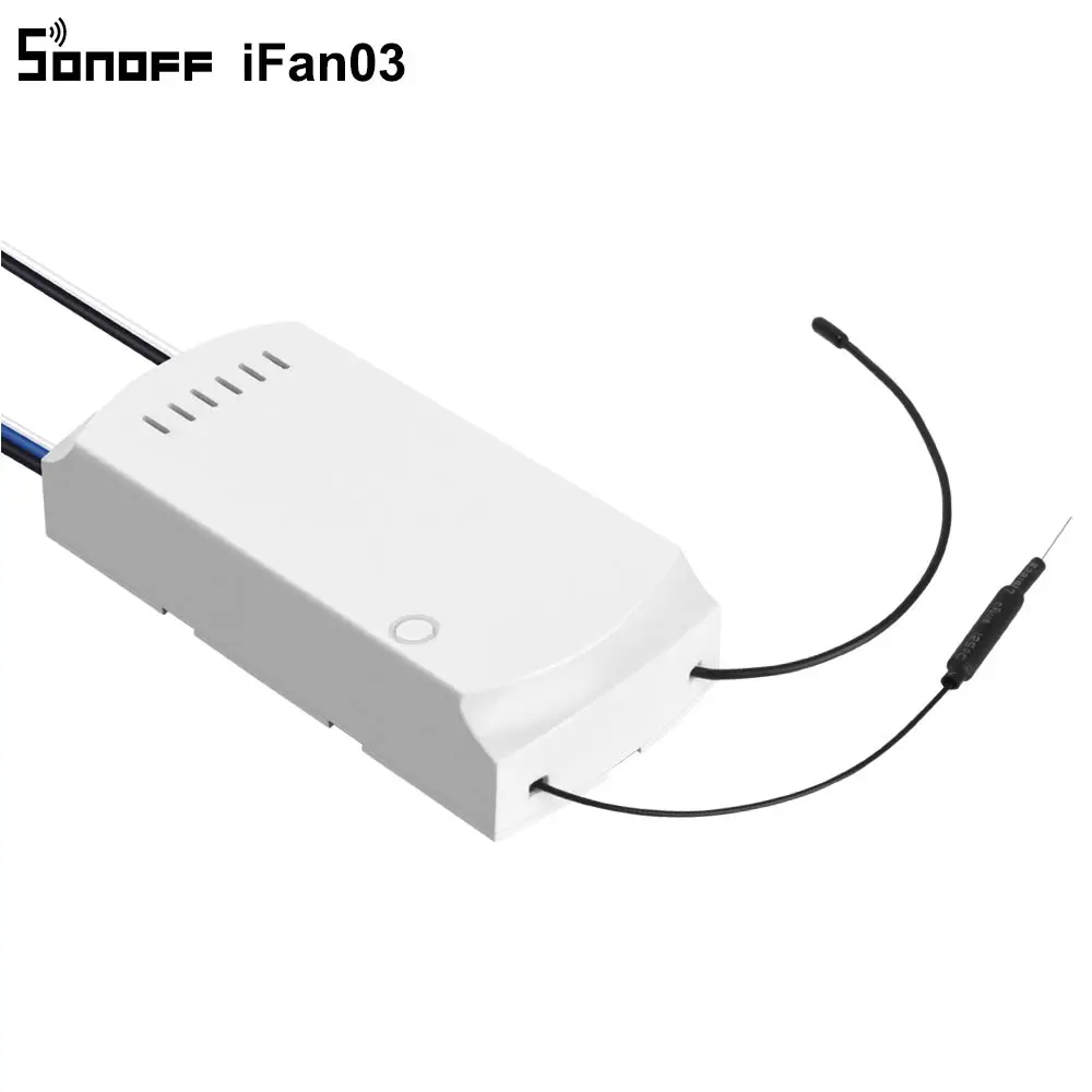 Умный переключатель вентилятора SONOFF iFan03 Wi Fi потолочный вентилятор/светильник