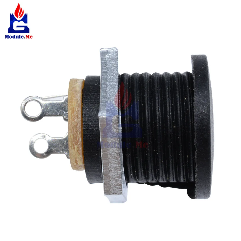 10PCS/Lot High Quality Effect/Pedal DC Power Supply Jack Socket 2.5mm F/S BK DC022 | Электронные компоненты и
