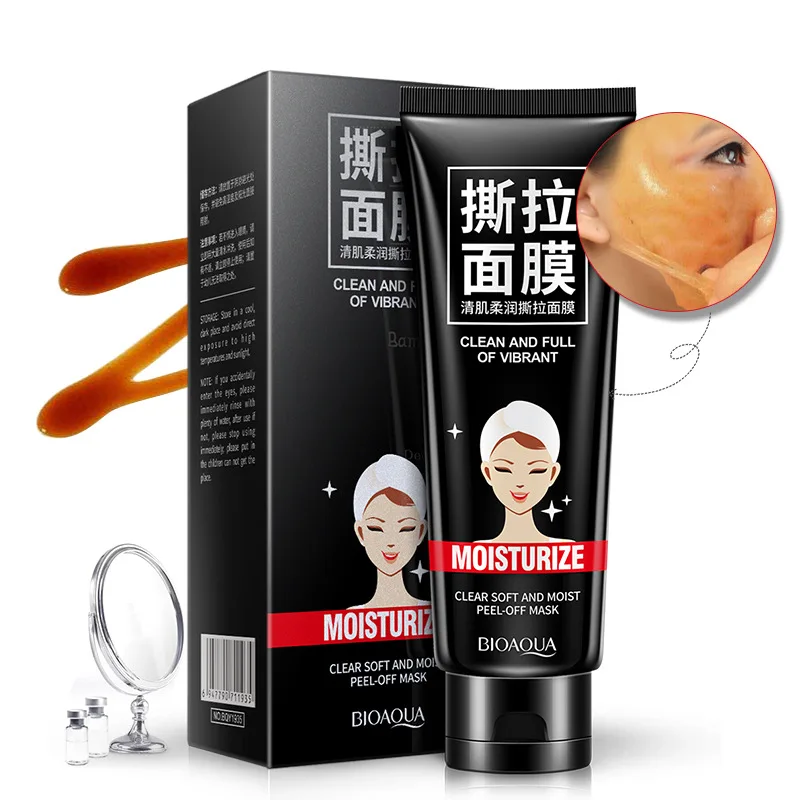 BIOAQUA60g * 1 угорь маска для лица Лечение пор черная глубокого очищения кожи