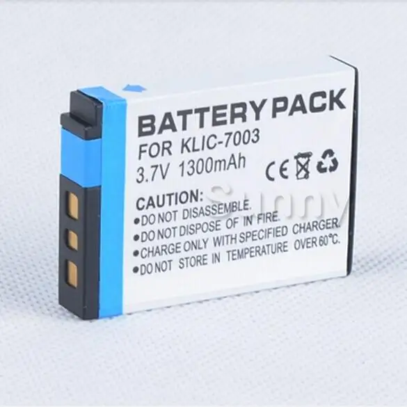 Аккумулятор (2 комплекта) + зарядное устройство для Kodak KLIC 7003 KLIC7003 и GE GB 40 GB40 литий