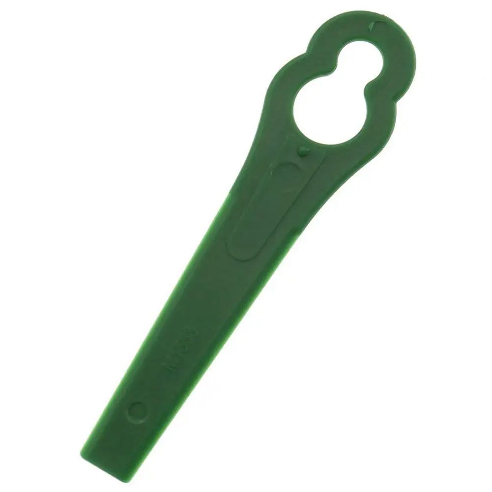 100 Plastic Lawnmower Strimmer Trimmer Blade Green For Bosch ART23 Accutrim power tool accessory | Инструменты