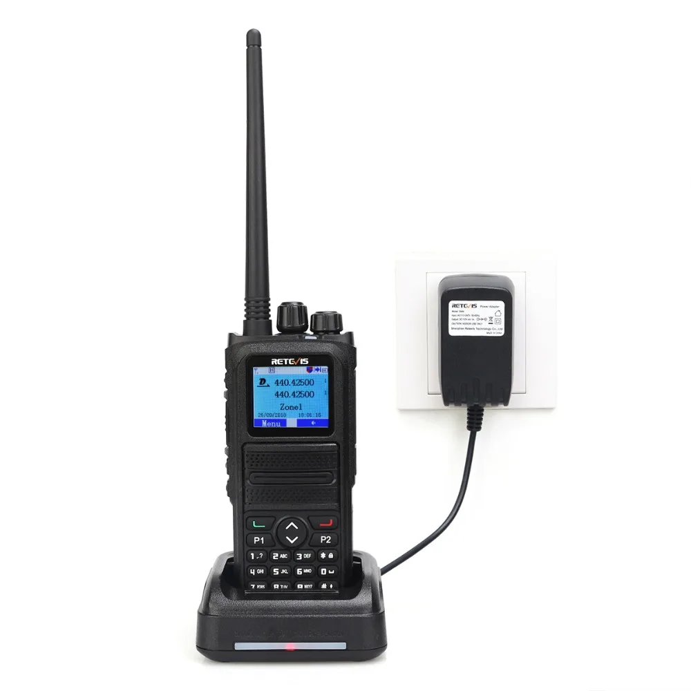 RETEVIS RT84 DMR Dual Band иди и болтай Walkie Talkie 5W VHF UHF DMR VFO цифровой/аналоговый зашифрованные двухстороннее радио приемопередатчик Ham Радио Амадор
