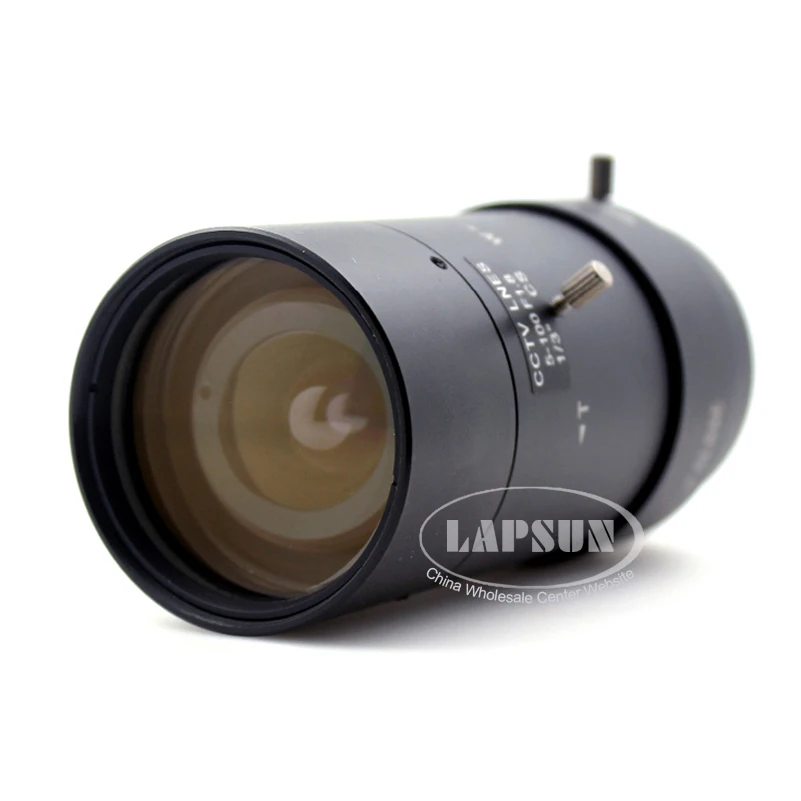 Ручной зум фокус радужной Радужки 5 мм ~ 100 крепление CS C большое визуальное поле