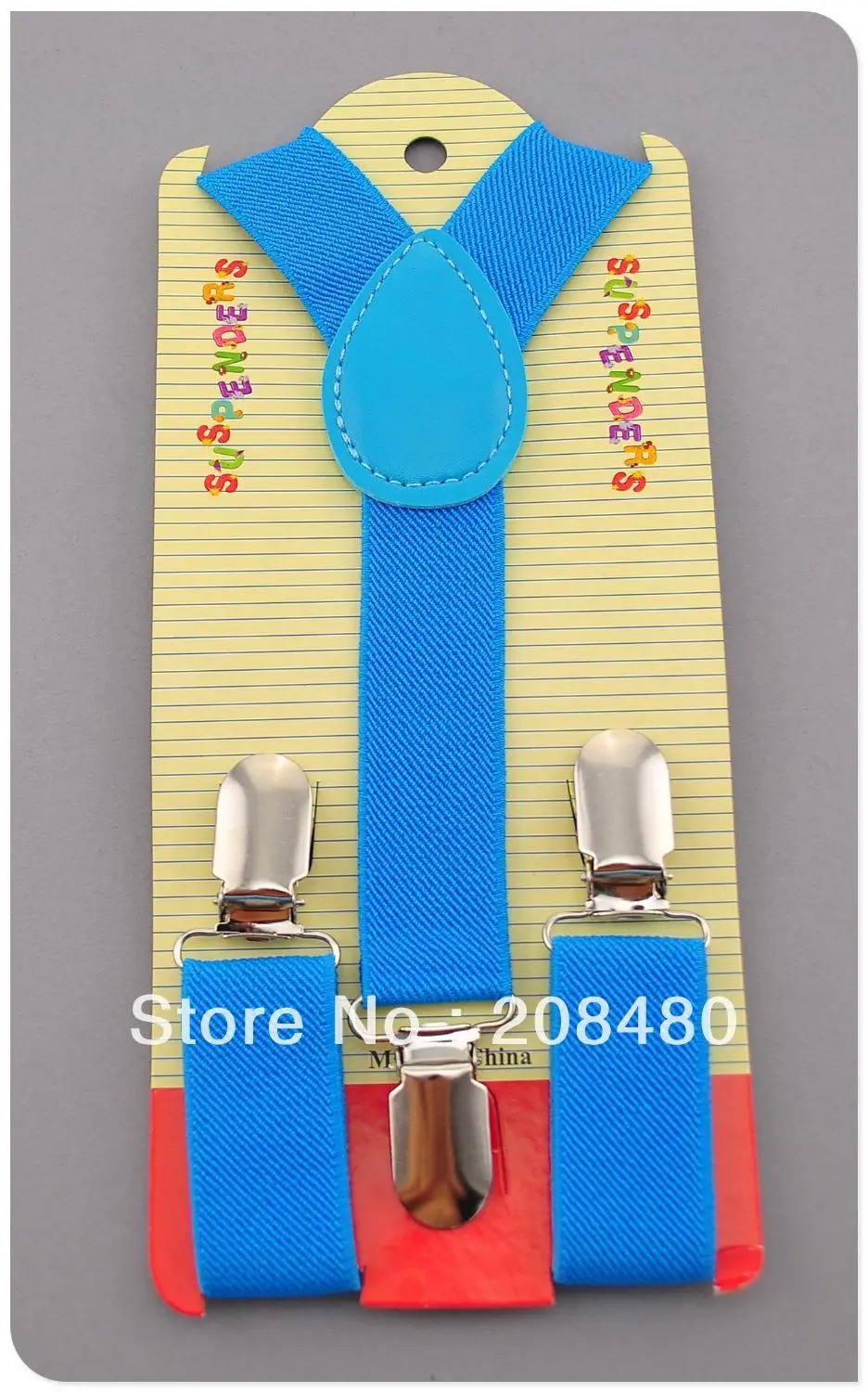 Подтяжки Детские эластичные Shipping-2.5x65cm дюйма голубого цвета для мальчиков и