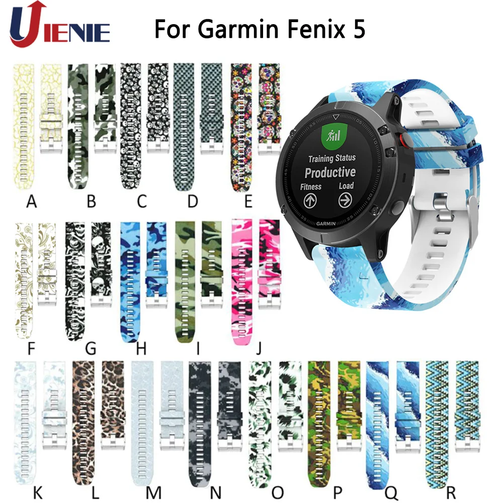 Ремешок для наручных часов Garmin Fenix 5 ремешок умных быстросъемный мягкий