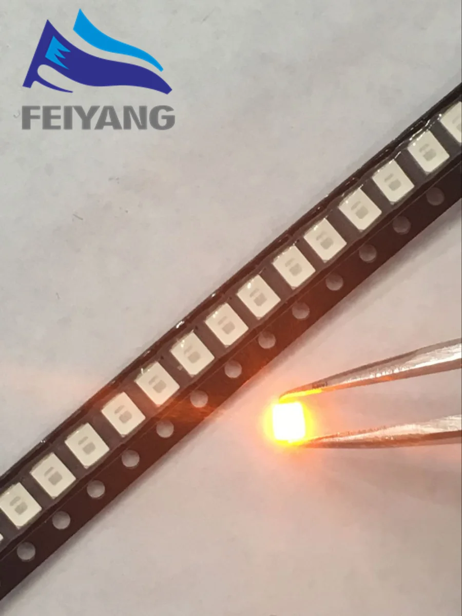 4000 шт./лот SMD LED 2835 желтый 0 2 W 6 V 580 590NM PLCC SMD/SMT 2V 3 5*2 8*0 8 мм 60Ma 3528 led|smd led 28352835 |