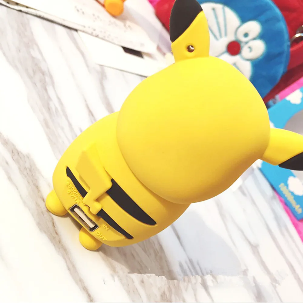 QianYI Pikachus Покемонов 6000 mAhPower Банк Мультфильм Портативный Внешний Зарядное
