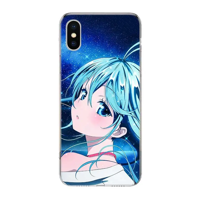 Anime Girl Hatsune Miku Fundas Silicone Phone Back Case For Apple iPhone 6 6S 7 8 Plus X 10 XS MAX XR 5 5S SE Heart Cover |